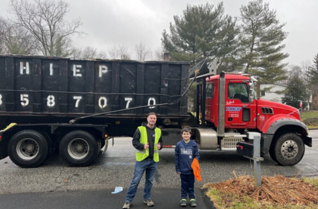 A robust and reliable dumpster from Hiep Sanitation, enhancing West Nyack, NY with premier dumpster rental services.