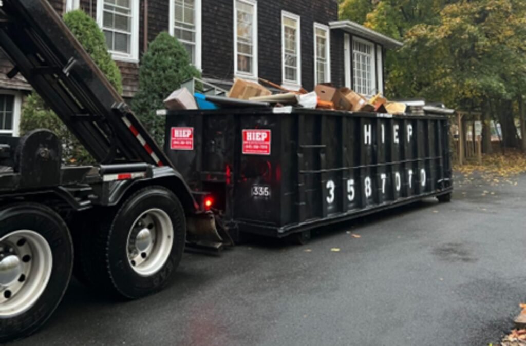 Hiep Sanitation expert completing dumpster rental in Warwick, NY with dependable service, local knowledge, and quality equipment. Dumpster Rental near me.